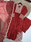 NNK3031 Cotton Sequins And Thread Embroidery Work Kurti With Bottom Dupatta Wholesale Market In Surat